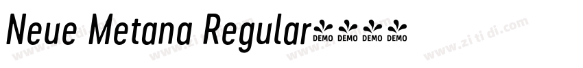 Neue Metana Regular字体转换